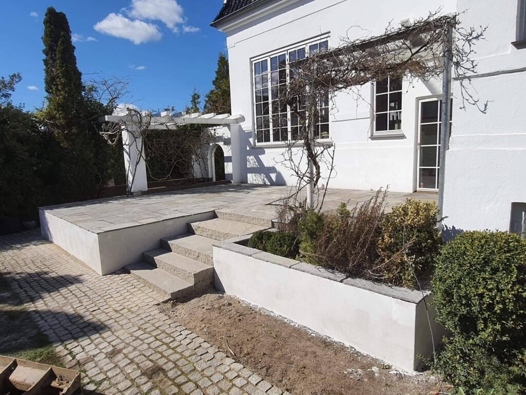stottemur i beton